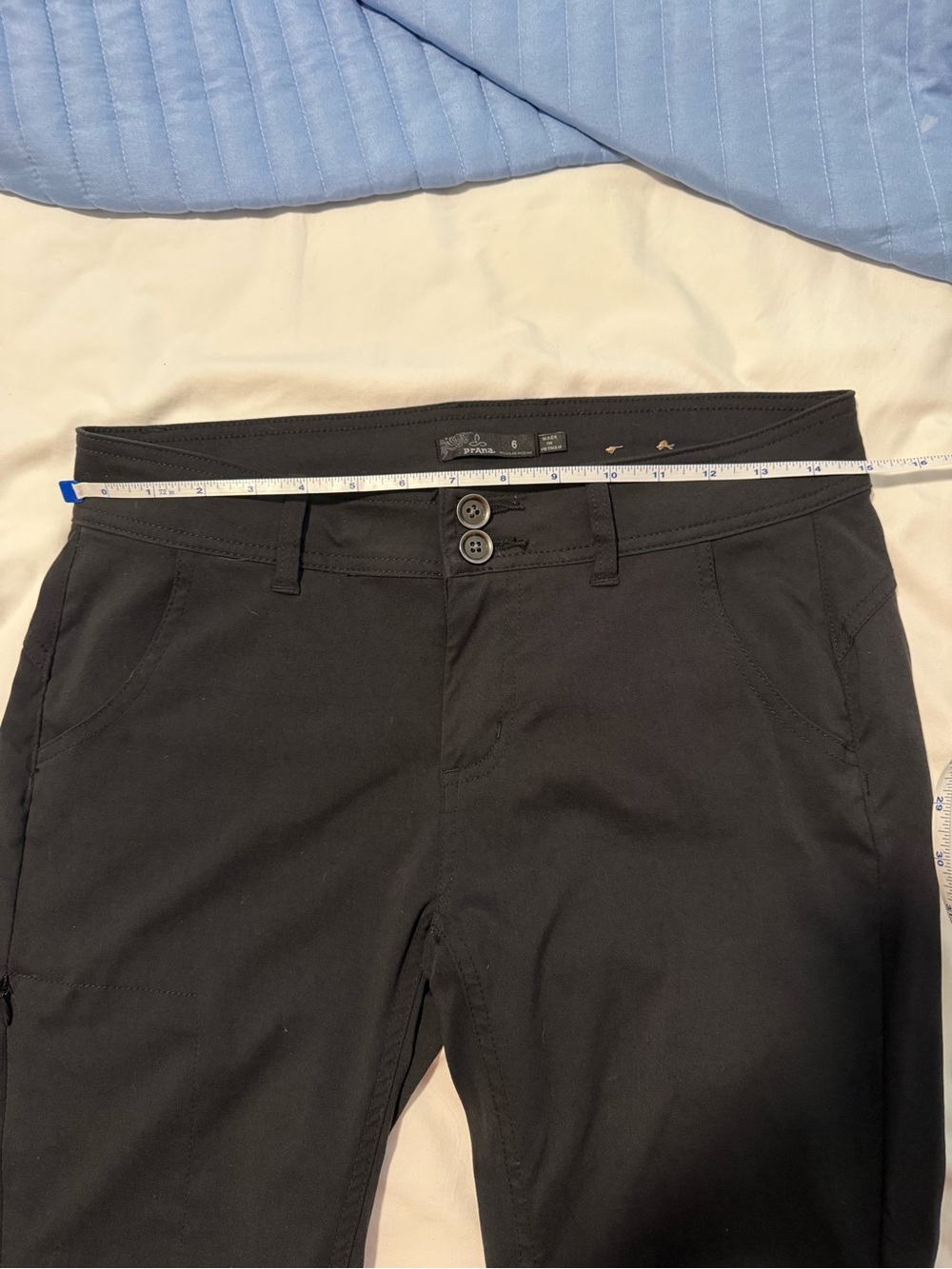 Prana Halle Women’s Black Pants Size 6 - Picture 6 of 12